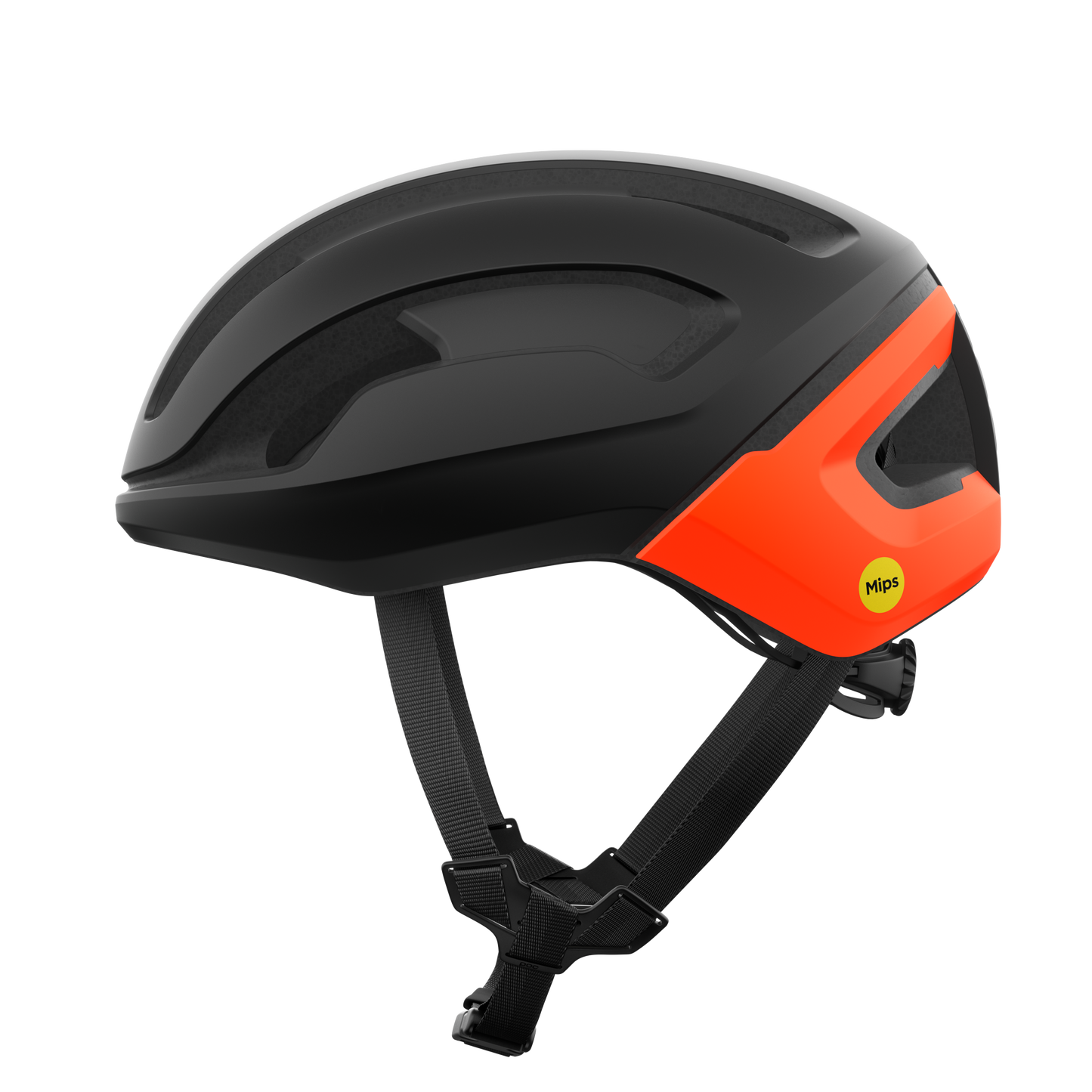 POC OMNE AIR MIPS Road Helm Zwart Mat/Oranje Fluo
