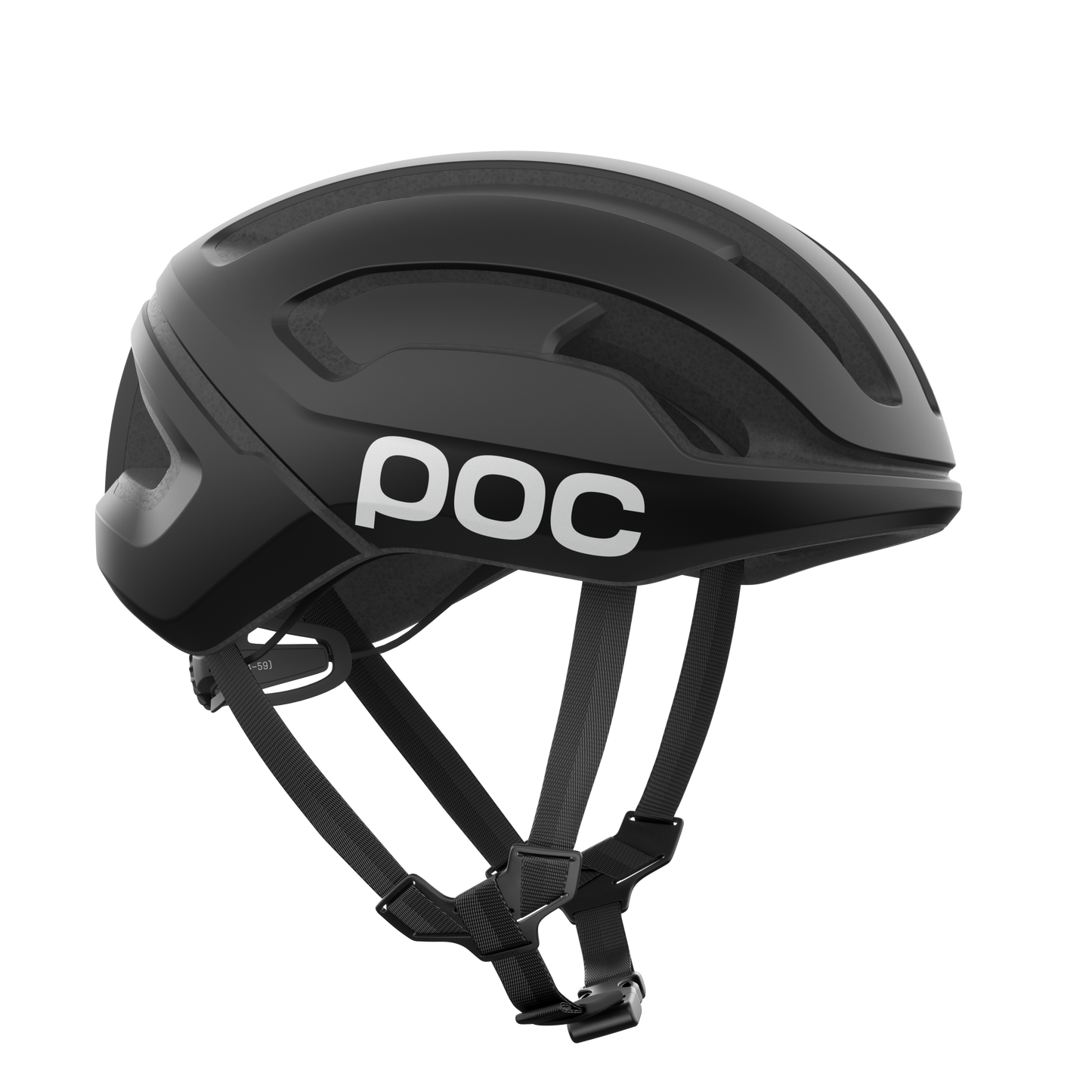 POC OMNE AIR MIPS Logo Road Helm Zwart Mat/Wit