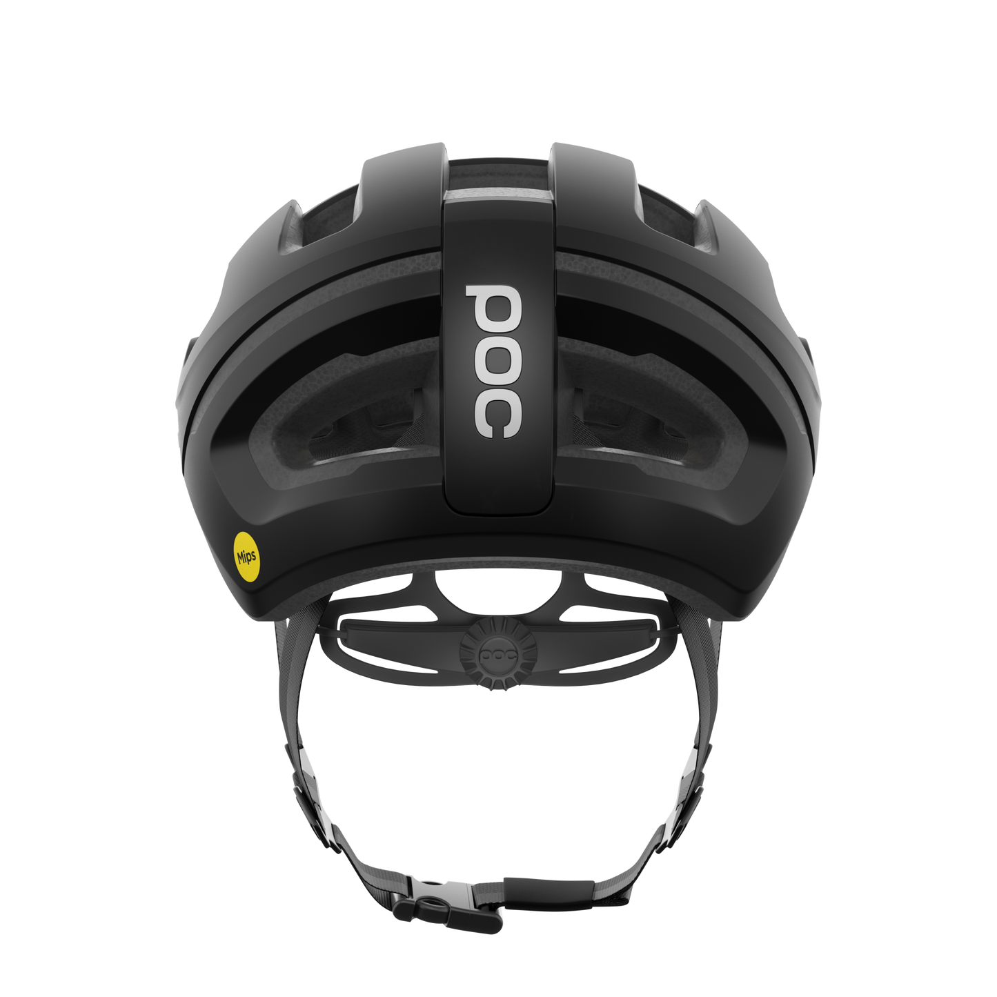 POC OMNE AIR MIPS Logo Road Helm Zwart Mat/Wit