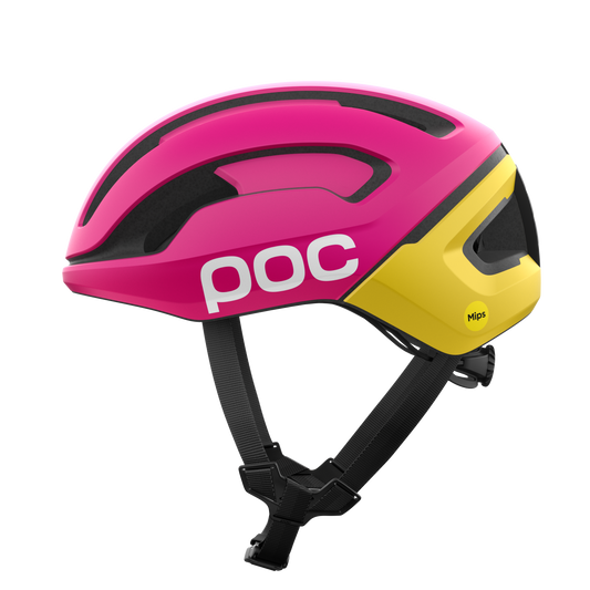 POC OMNE AIR MIPS Logo Road Helm Roze/Geel