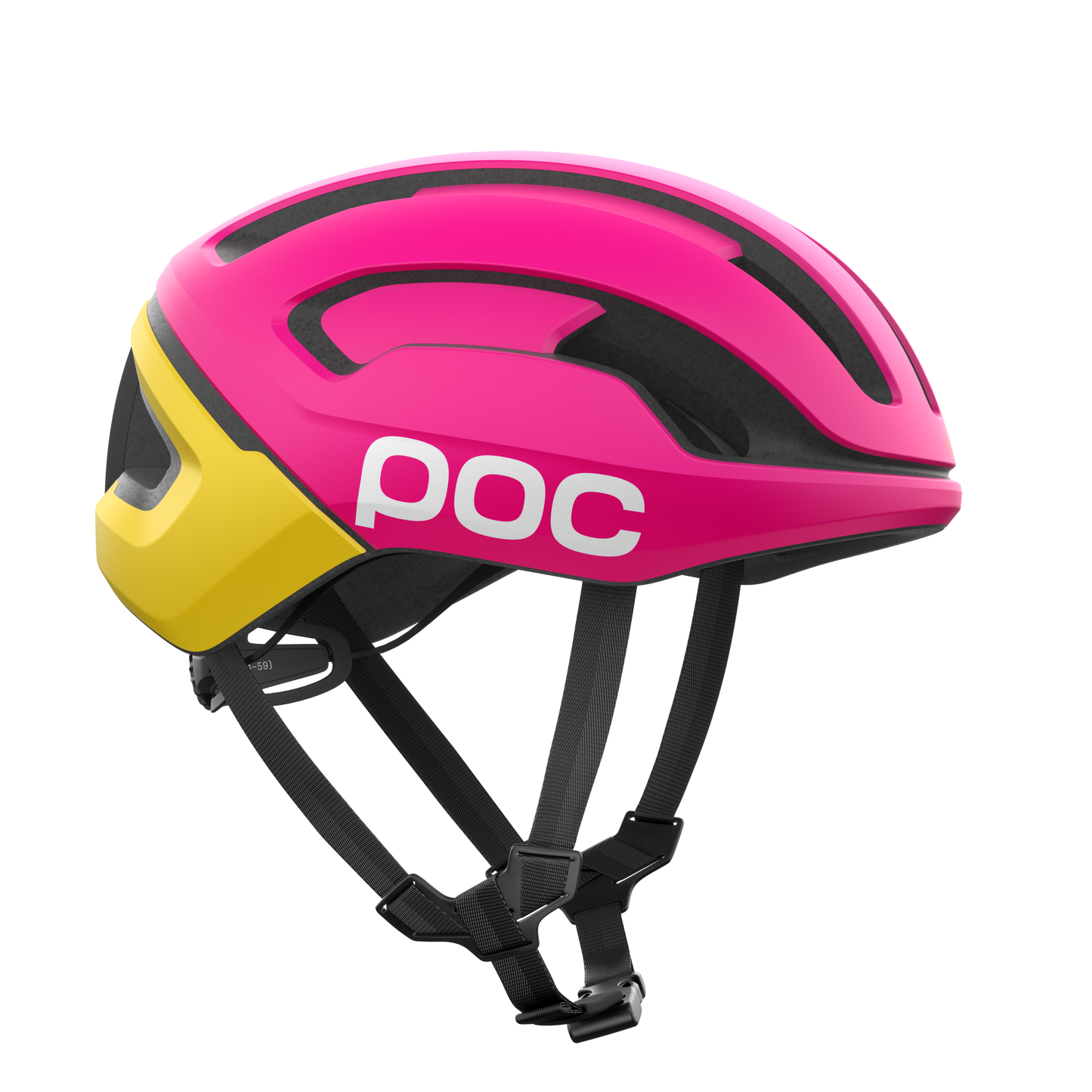POC OMNE AIR MIPS Logo Road Helm Roze/Geel