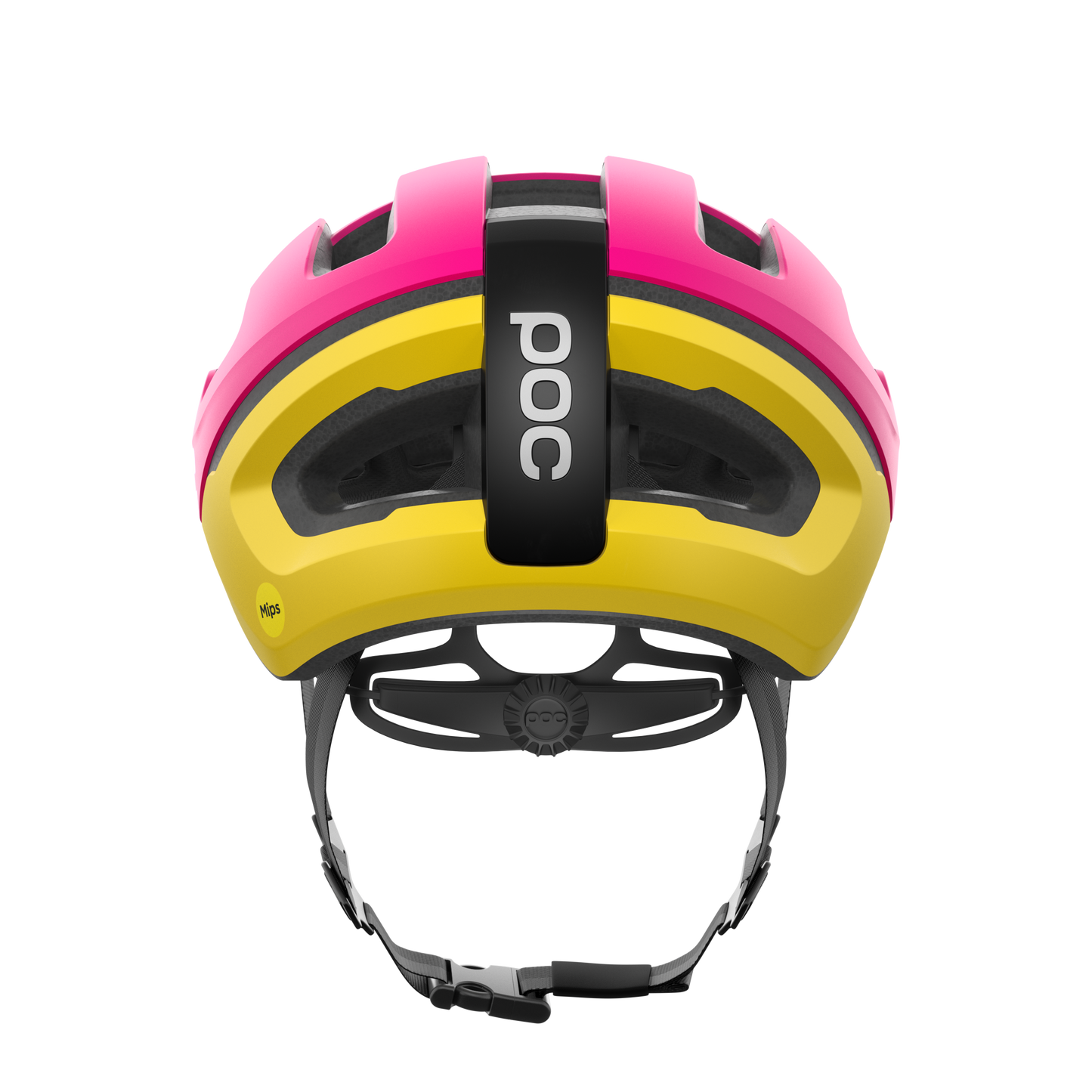 POC OMNE AIR MIPS Logo Road Helm Roze/Geel