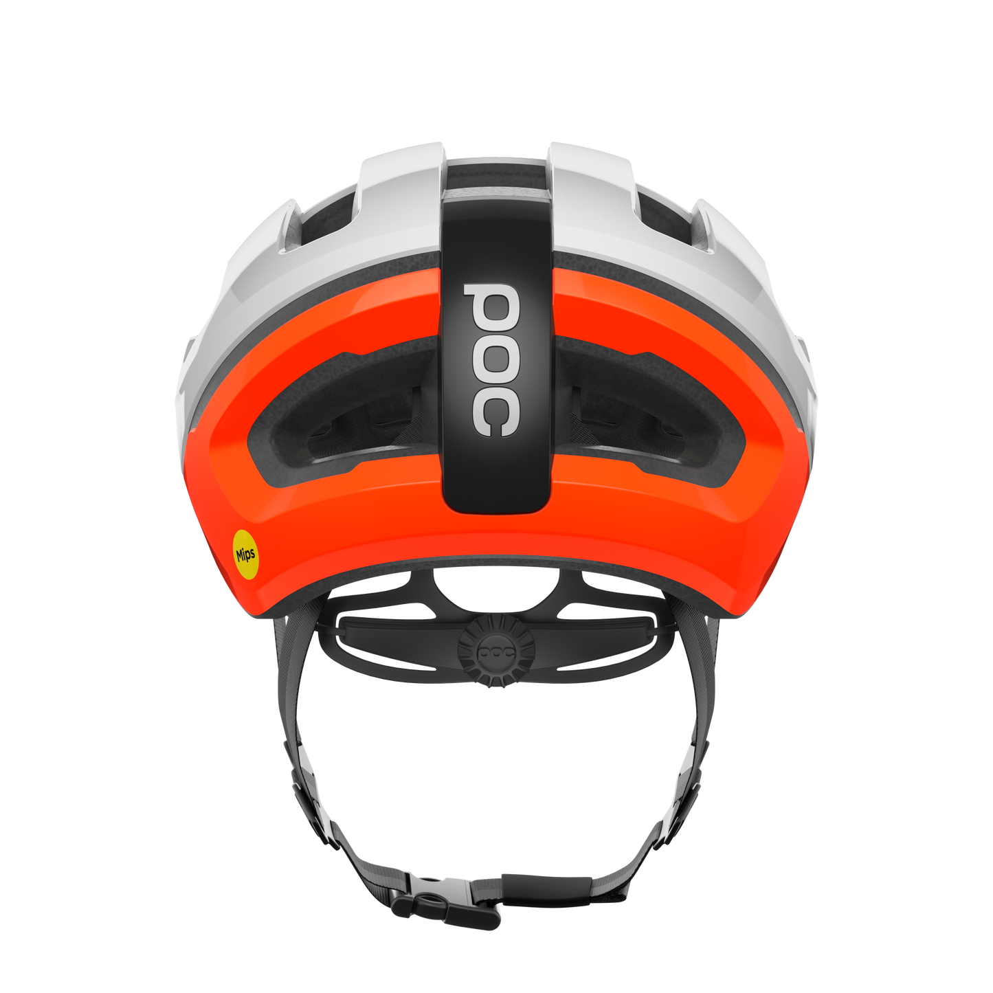 POC OMNE AIR MIPS Road Helm Wit/Oranje Fluo