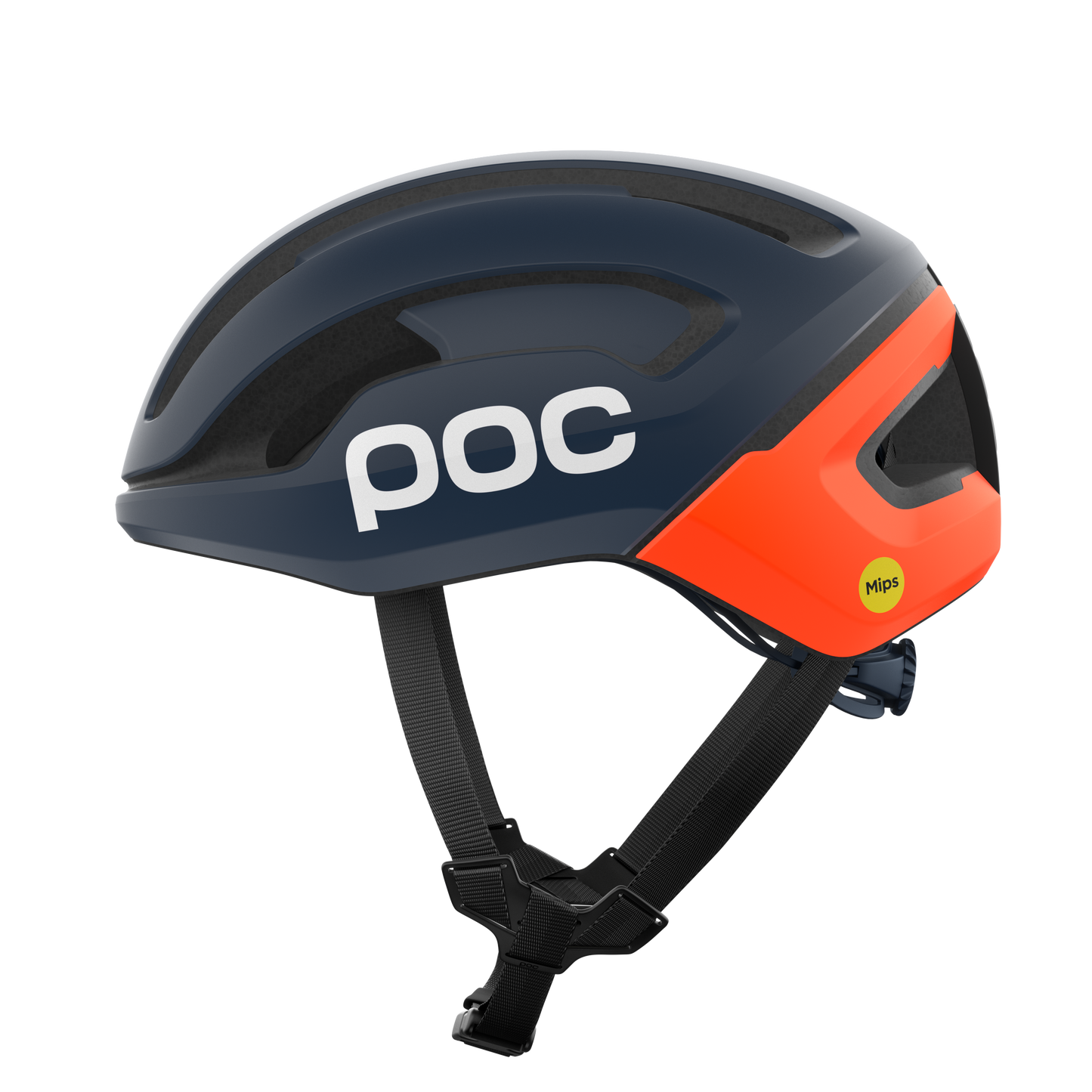 POC OMNE AIR MIPS Road Helm Navy/Oranje Mat
