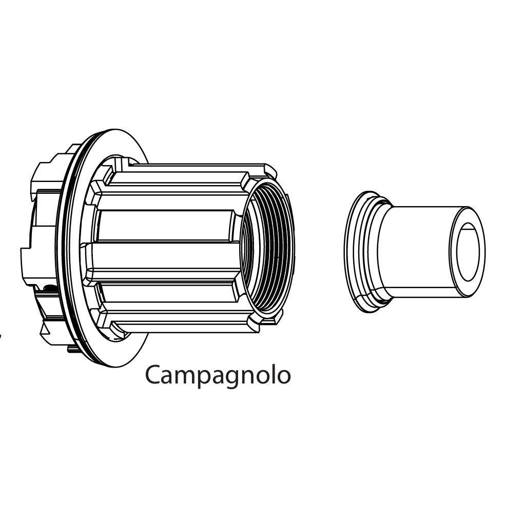 Corps de Roue Libre ZIPP ZR1 Type Campagnolo N3W 13V #11.2018.065.010