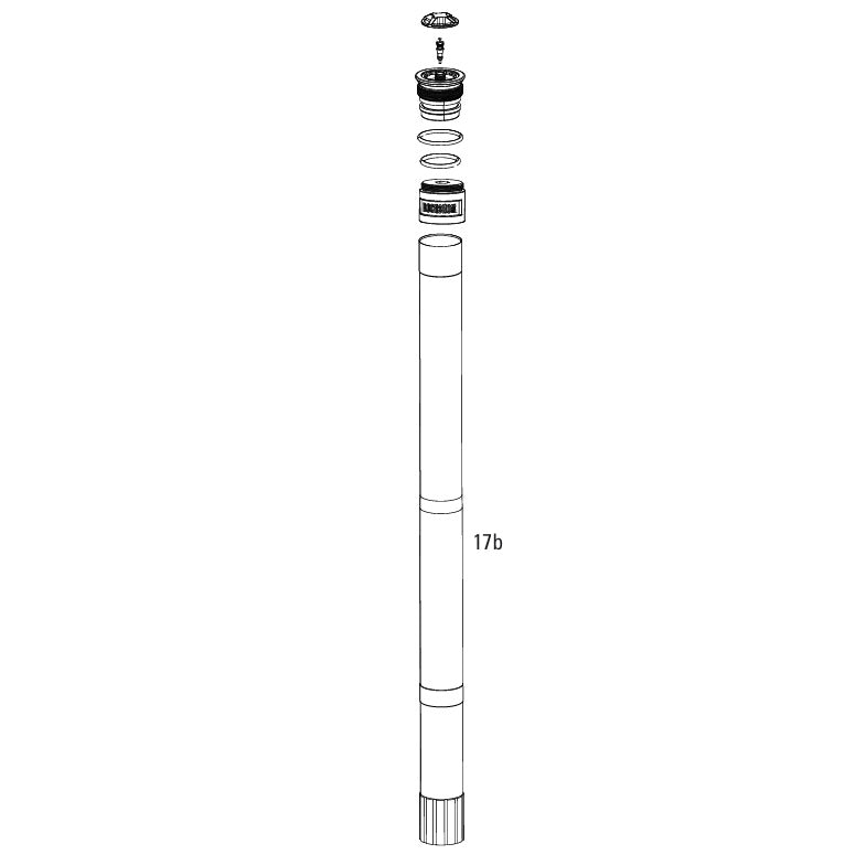 Zuigerset voor ROCKSHOX BOXXER D1 vork (2024+)