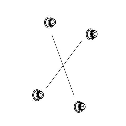 SRAM RIVAL 1x/2x bout kit voor 94/107BCD kettingbladen