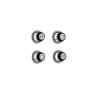 SRAM-boutenset voor BOSCH/FAZUA crankstelmotor (x4)