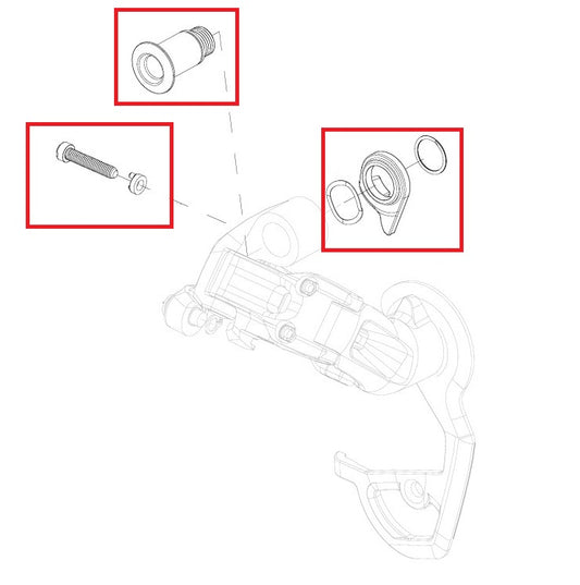 KIt SRAM RED Derailleur afstel- en montageschroeven