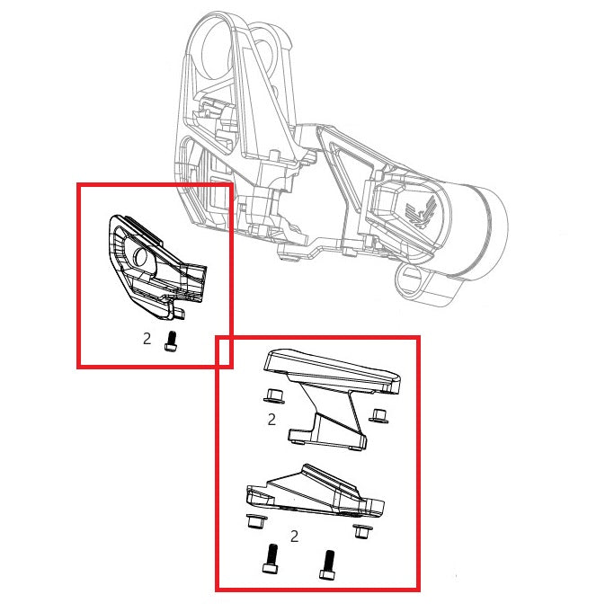 SRAM XX T-Type Eagle AXS Derailleurbeschermingsset