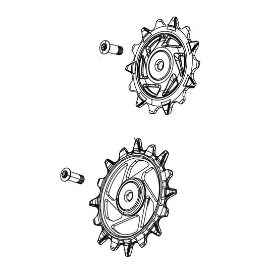 SRAM X0/GX T-TYPE EAGLE AXS / RIVAL XPLR E1 12 Speed Achterderailleurkooien