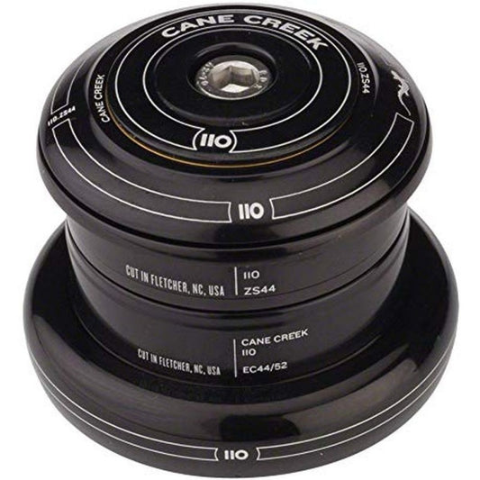 Balhoofd CANE CREEK 110 Tapered , 1 1/8"-1.5", ZS44/28.6/H8 | EC44/40, kort, zwart