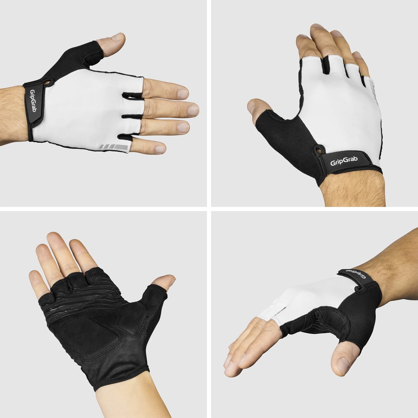 GRIPGRAB RIDE RC MAX Korte Handschoenen Wit