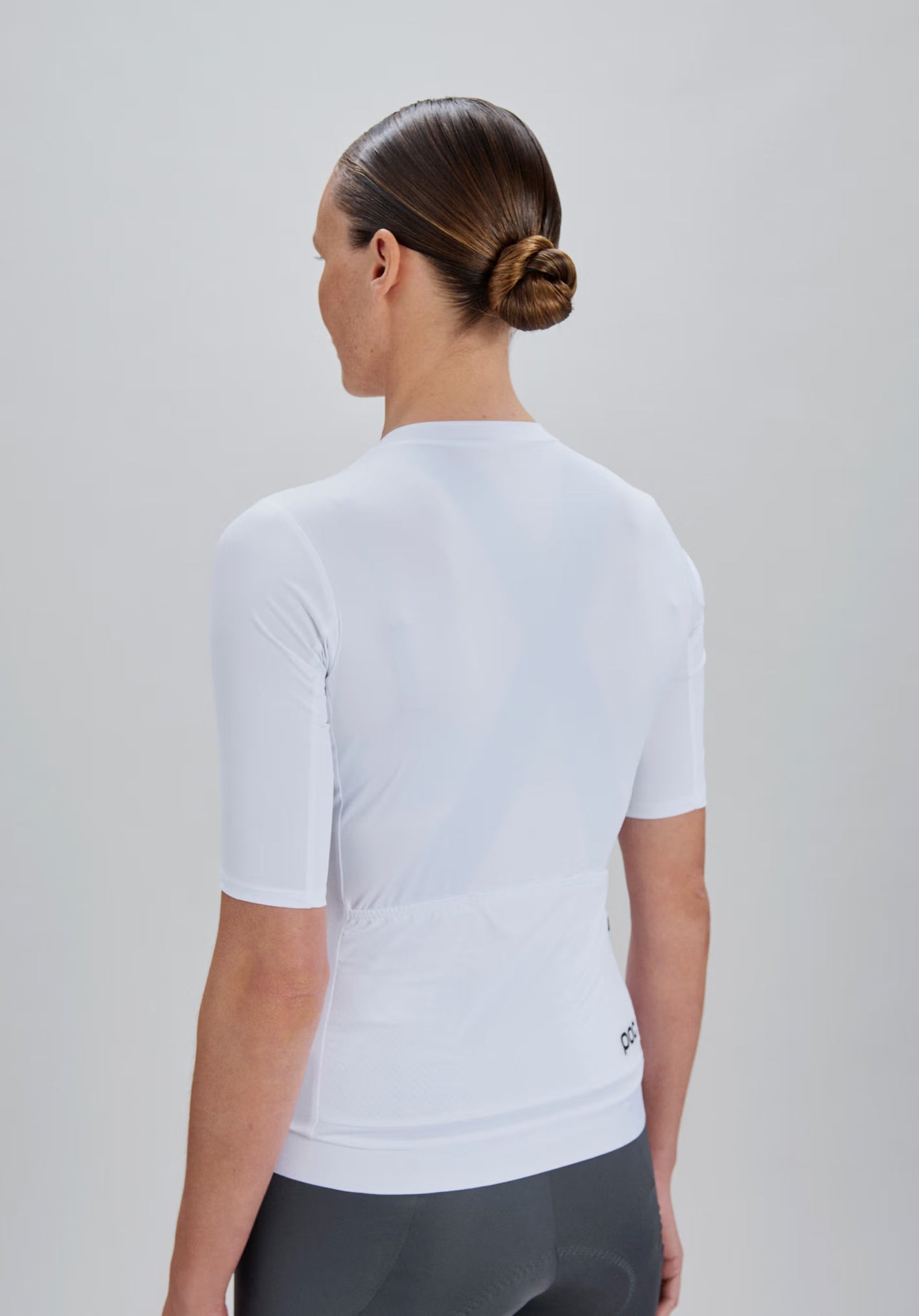 POC CADENCE Korte Mouw Jersey Wit