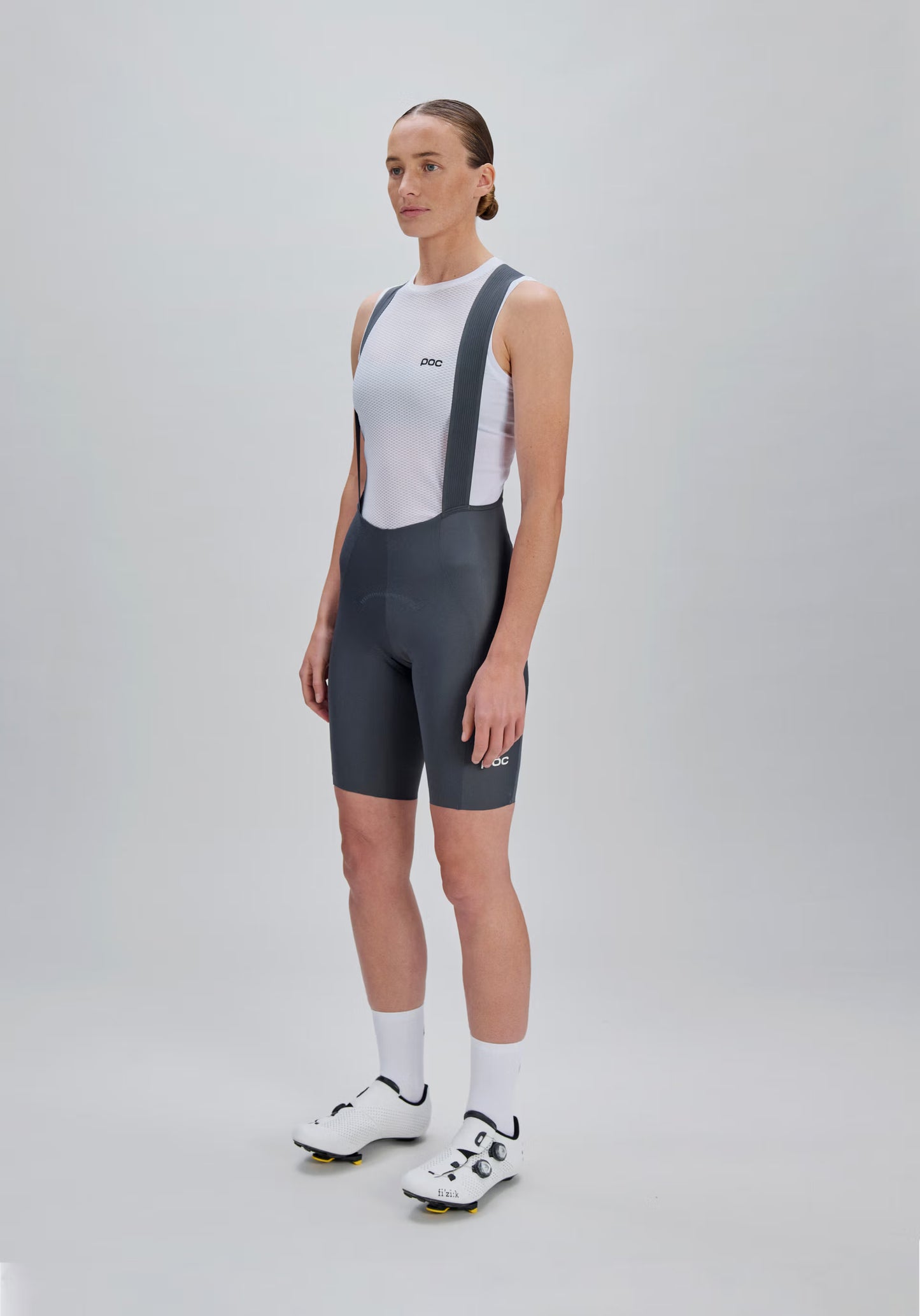 Dames POC RACEDAY Bib Tight Grijs
