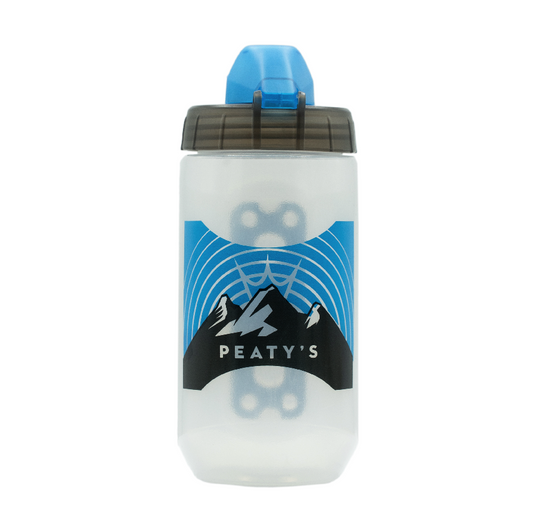 PEATY'S X FIDLOCK Sunrise-fles en flessenhouder-set (450 ml) Transparant