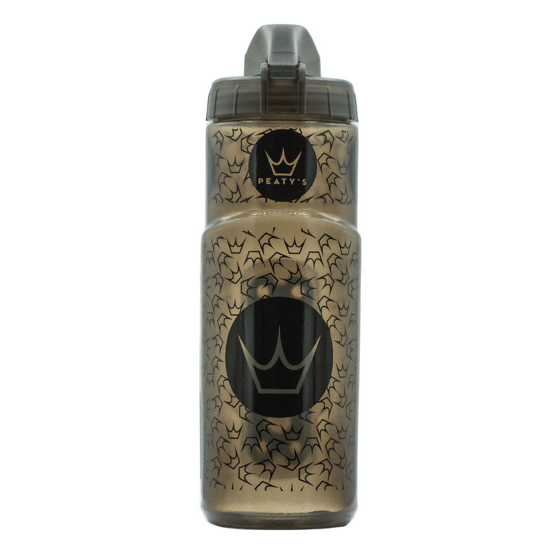 PEATY'S X FIDLOCK Logofles en flessenhouder-set (600ml) Gerookt