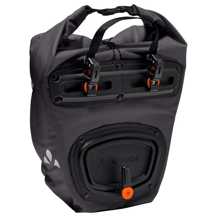 Paar VAUDE AQUA FRONT LIGHT 22 L Zwarte Bagagetassen
