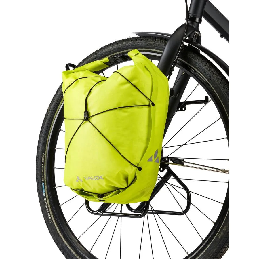 Paar VAUDE AQUA FRONT LIGHT Bagagedraagtas 22 L Geel