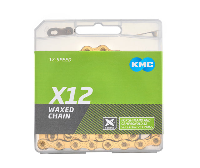 12V-ketting KMC X12 Waxed Gold