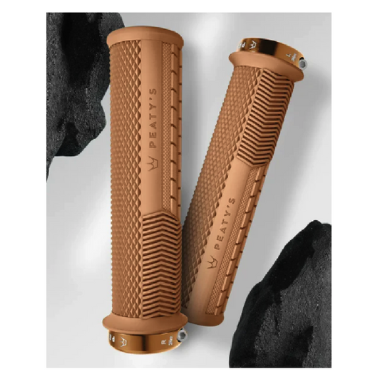 PEATY'S MONARCH KNURL Handvatten Bruin