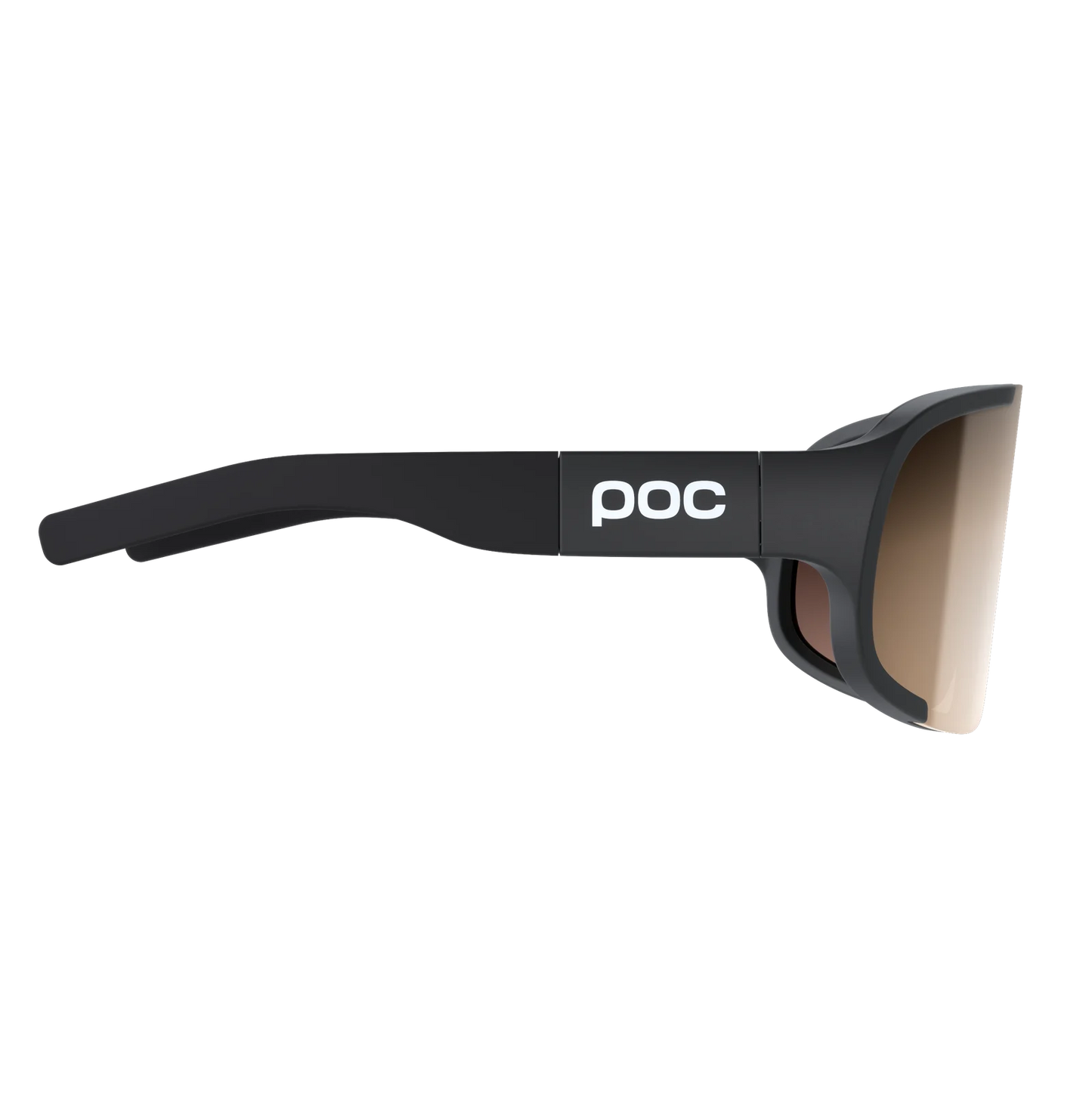 POC ASPIRE-bril Zwart helderheidsglas Trail/Deels zonnig zilver