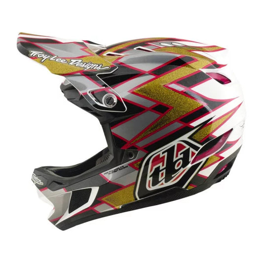 MTB-helm TROY LEE DESIGNS D4 COMPOSITE MIPS FLUSH Zwart/Goud