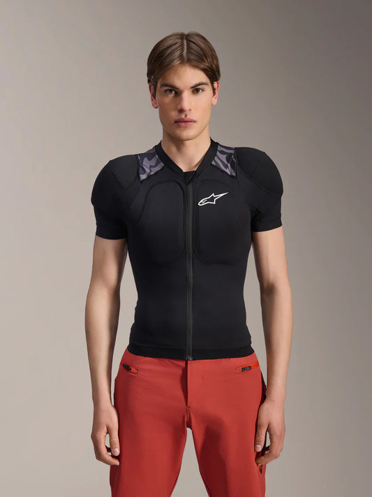 ALPINESTARS A-MOTION PLASMA Beschermingsvest met korte mouwen Zwart/Camo