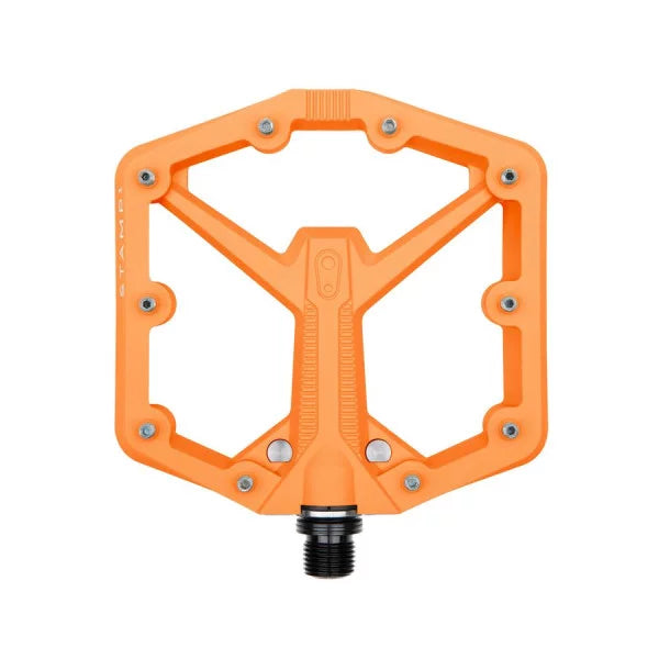 CRANKBROTHERS STAMP 1 Gen2 Breed Oranje platte pedalen