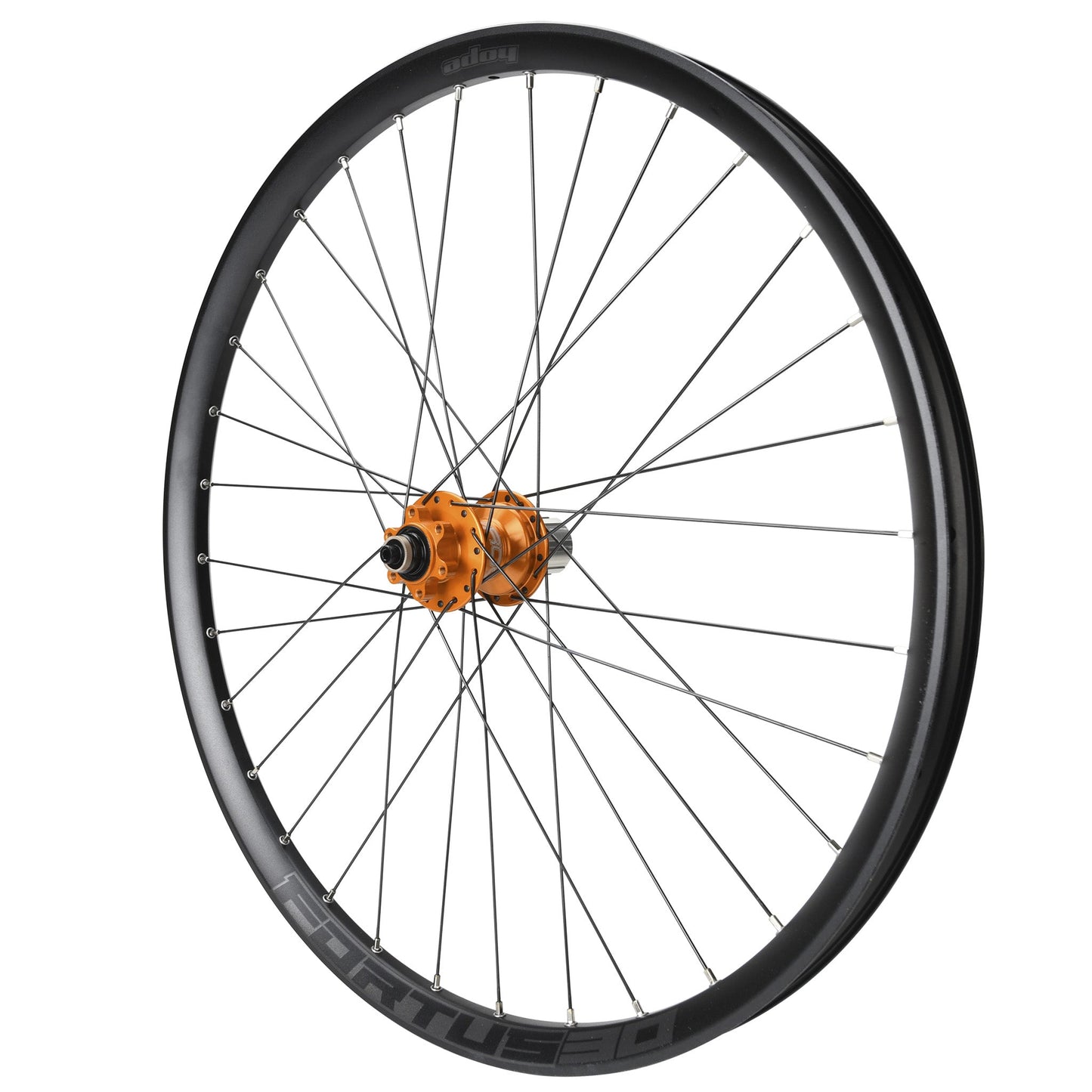 Paar HOPE FORTUS 30 W 29" PRO 5 wielen 15X110mm/12x148mm Boost Oranje