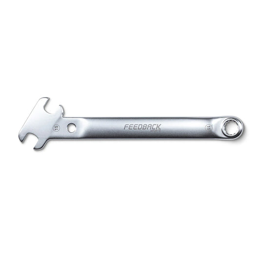 Pedaalsleutel en cassetteverwijderaar FEEDBACK SPORTS Pedal Wrench Combo