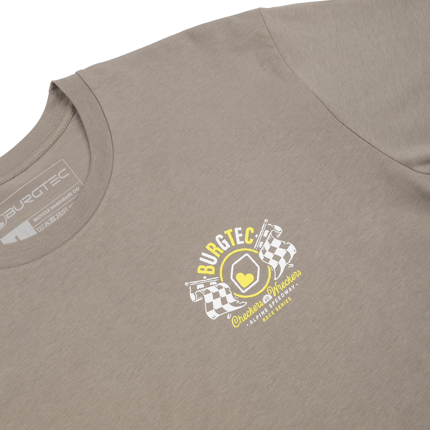 BURGTEC ALPINE SPEEDWAY T-shirt, grijs