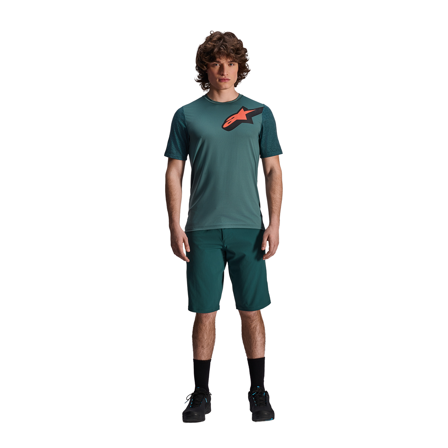 ALPINESTARS A-DURA LIPAN Korte Mouw Jersey Khaki