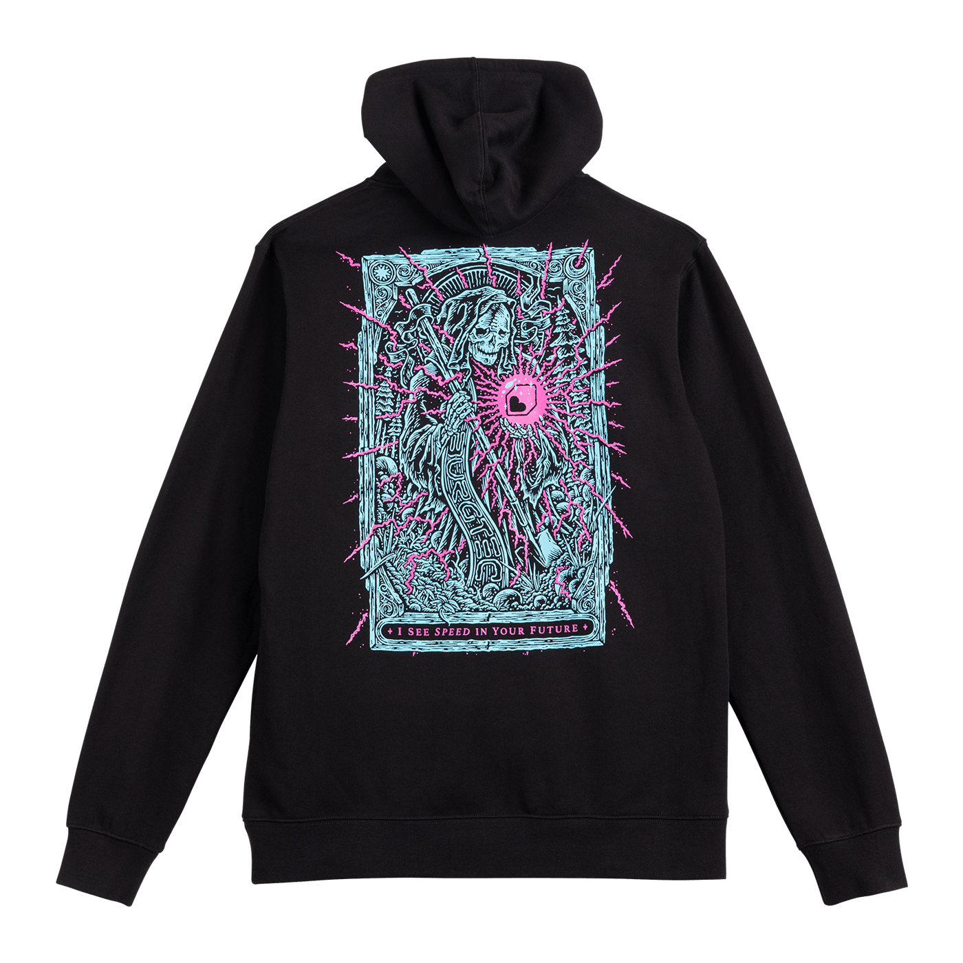 BURGTEC TARROT zwarte hoodie