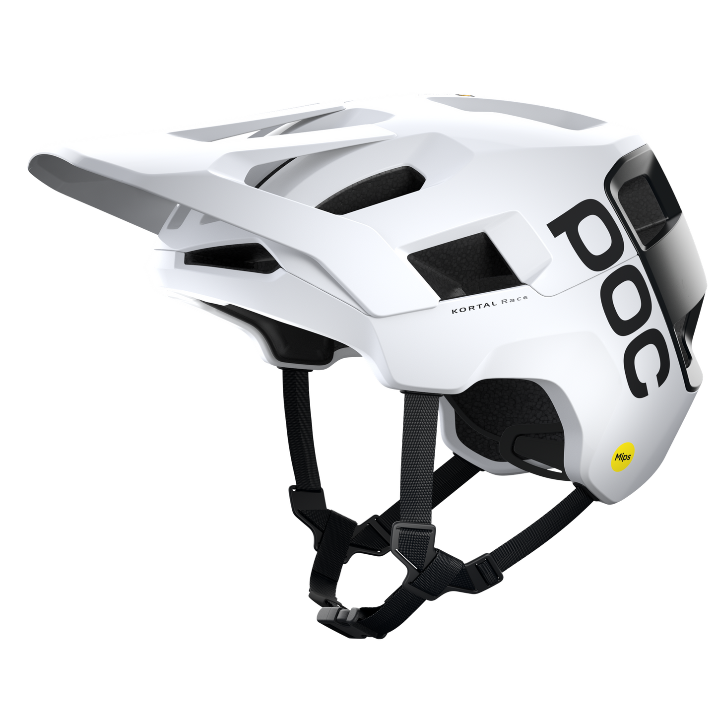 POC KORTAL RACE MIPS MTB Helm Wit/Zwart Mat