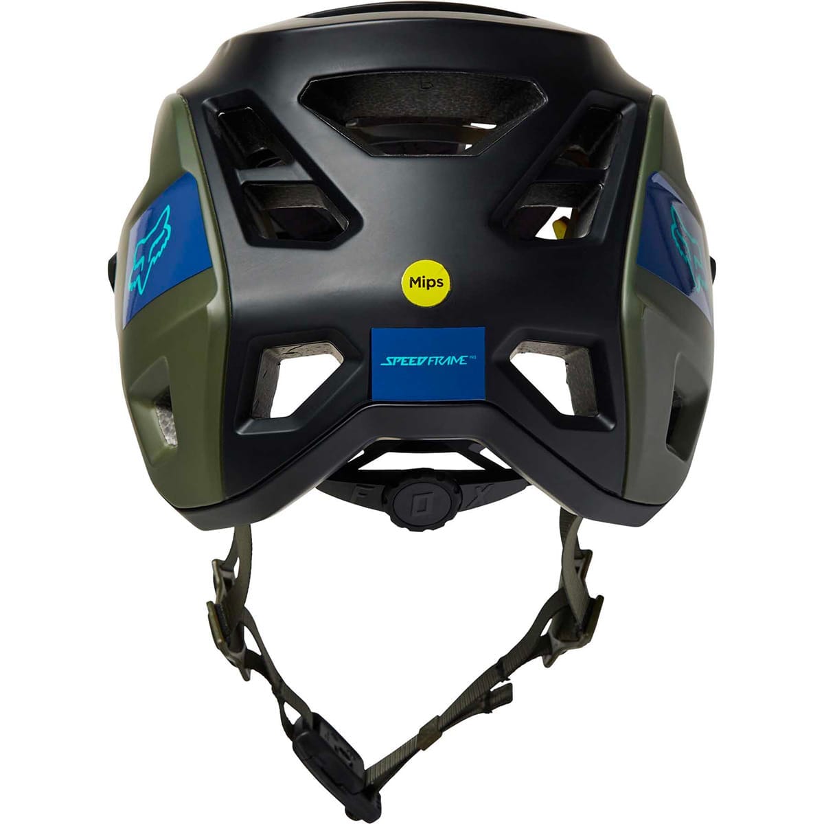 Casque VTT FOX SPEEDFRAME PRO BLOCKED Noir/Kaki