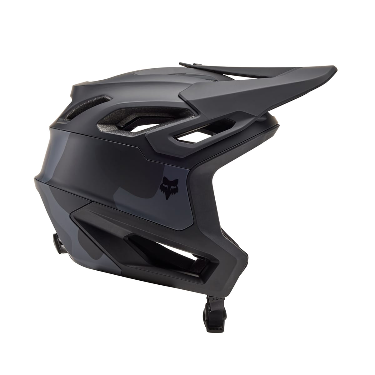 FOX DROPFRAME PRO MTB Helm Zwart Camo