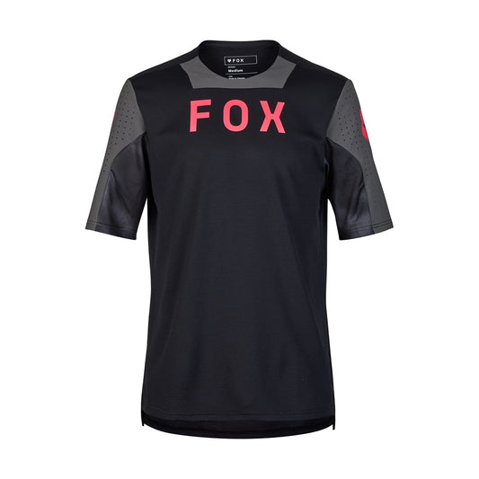 FOX DEFEND TAUNT Korte Mouw Jersey Zwart