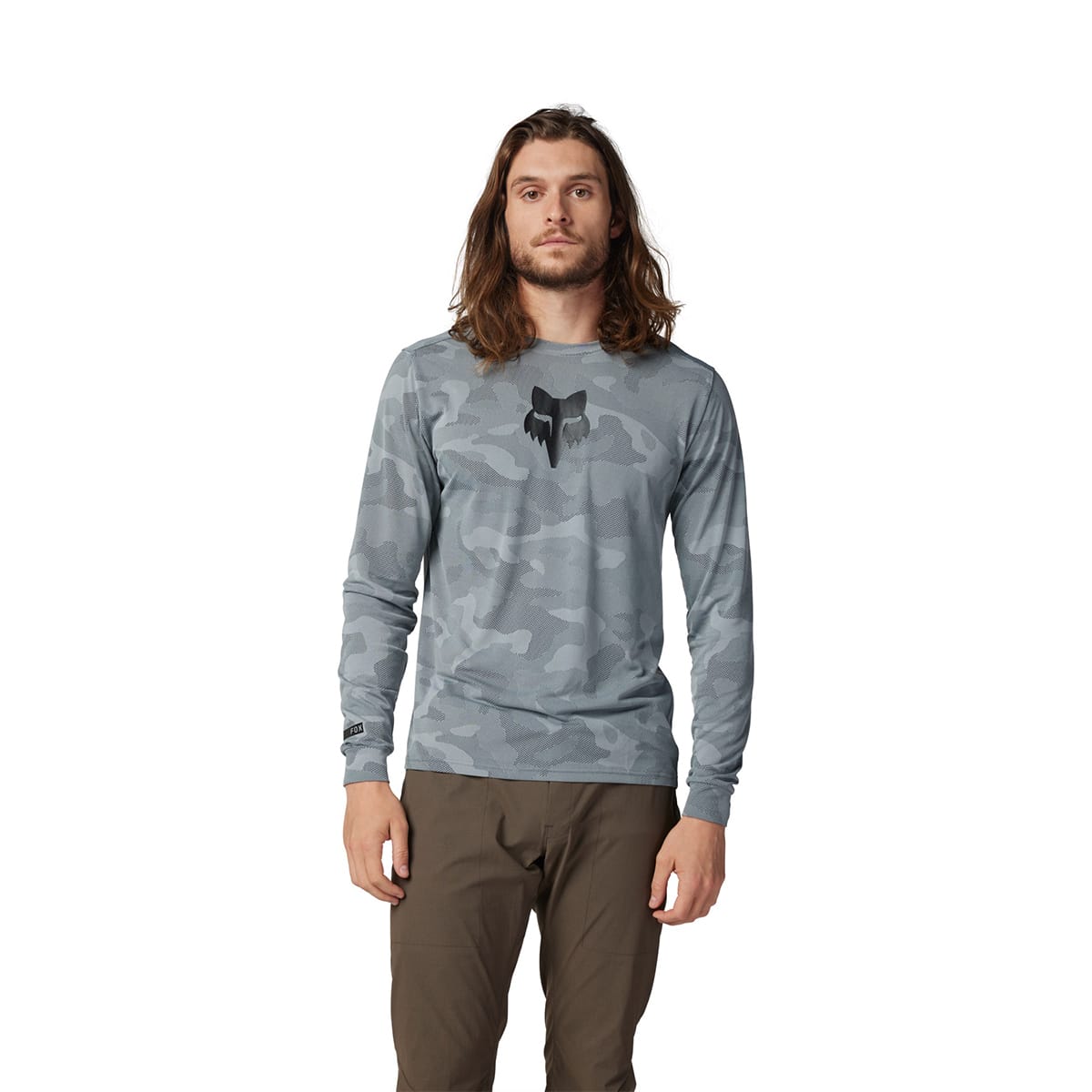 FOX RANGER TRU DRI Lange Mouw Jersey Grijs