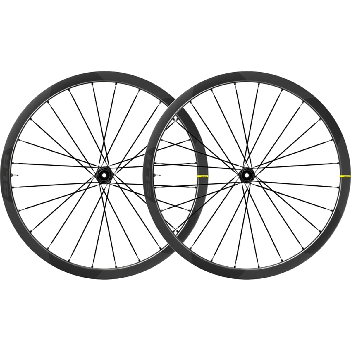 MAVIC COSMIC SLR 32 DISC voorwiel met centre lock banden