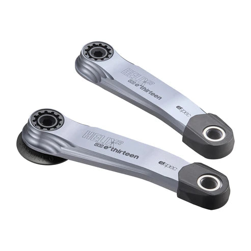 E.THIRTEEN E-SPEC HELIX RACE ALLOY cranks voor Bosch SX / Brose S Mag / TQ HPR50 / DJI Avinox Zilver