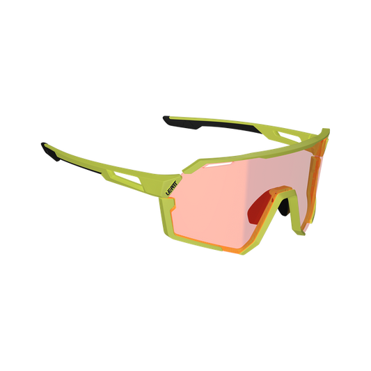 Bril LEATT RIDEVIZ PRO SMALL Geel Glas Crystal Iriz Rood