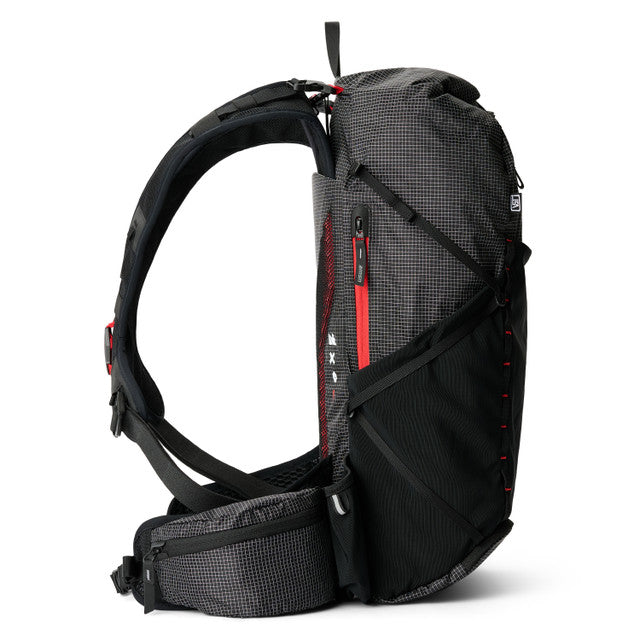 USWE ROLLTOP DAYPACK 30L rugzak zwart