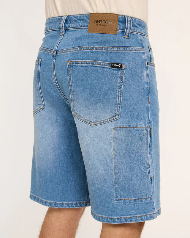 Korte DHARCO JORT UNISEX COASTAL WASH Blauw