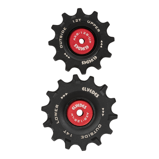 ELVEDES SRAM RED/FORCE 1x12 + 1x14 keramische hybride derailleurkooien kit