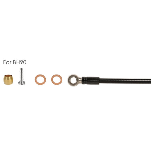 Kit Hydro slangen 2m ELVEDES voor SHIMANO SM-BH 90+banjo+onderdelen