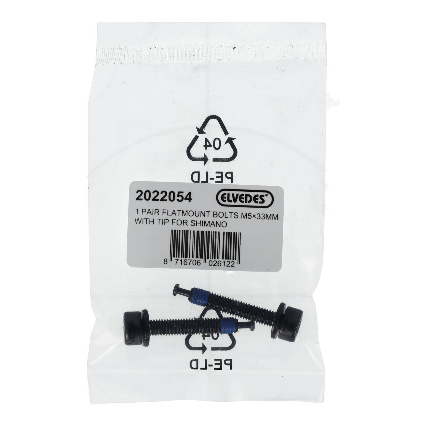 ELVEDES FM Shimano M5x33 Type C Achterremschroef