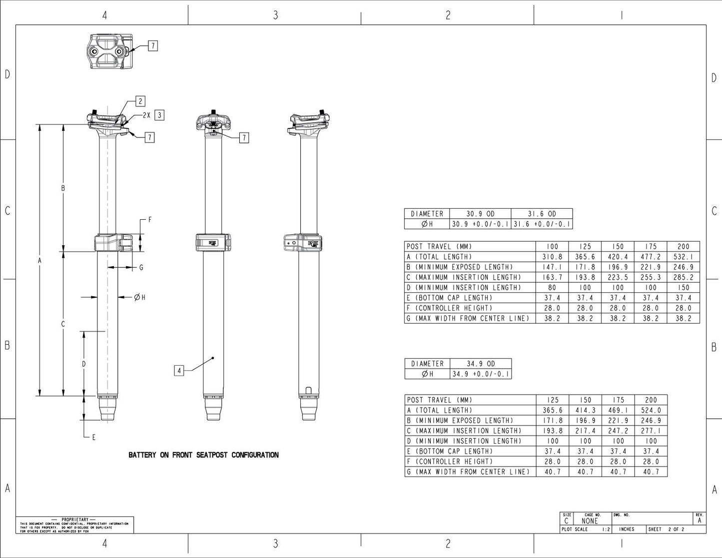 FOX RACING SHOX TRANSFER NEO FACTORY 2025 Telescopische zadelpen