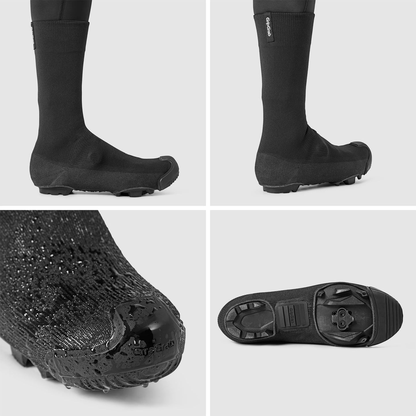 Laarsbeschermer GRIPGRAB EXPLORER WATRPROOF GRAVEL Zwart