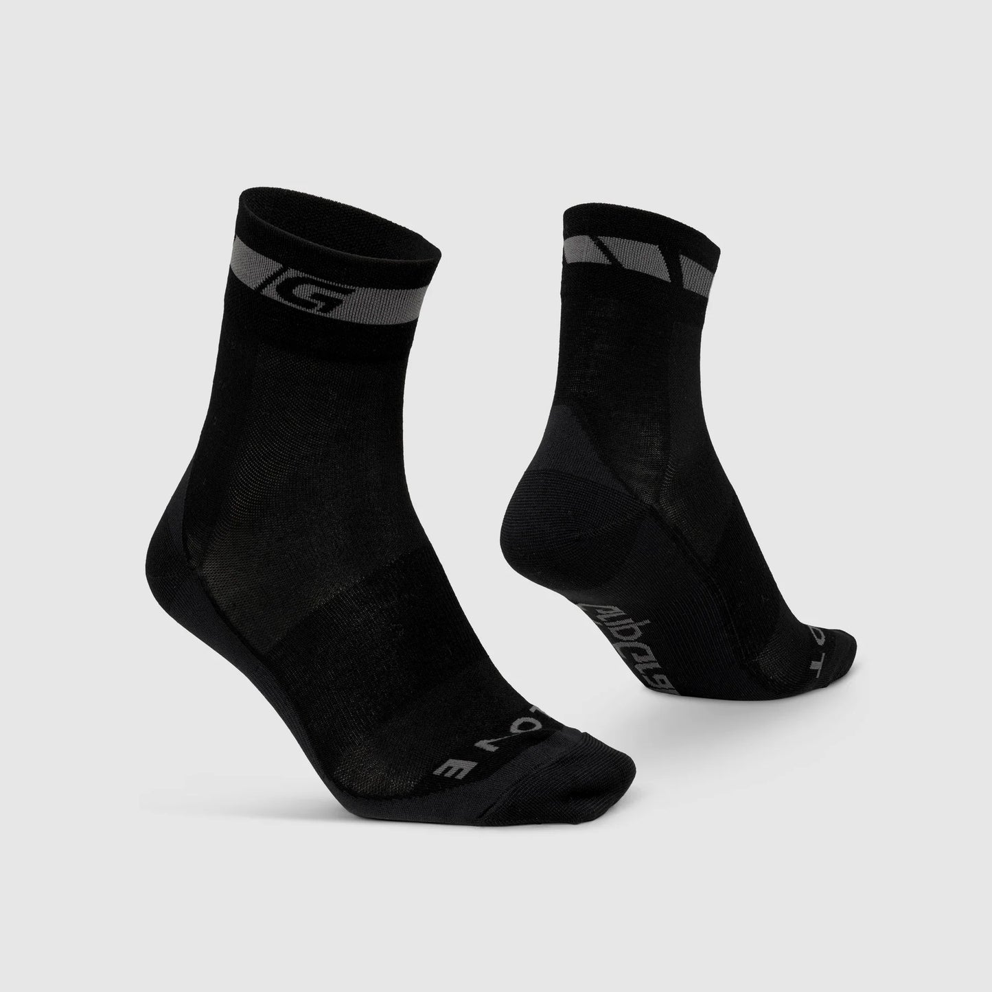 GRIPGRAB MERINO REGALAR sokken zwart (x3)